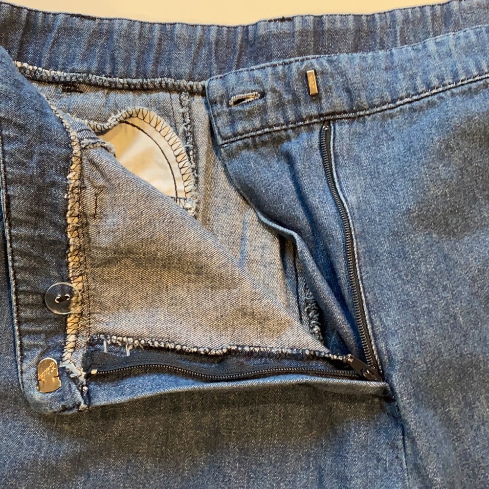 Kim Rogers SZ 10 Capri Denim Blue Jeans D20 - Picture 5 of 11